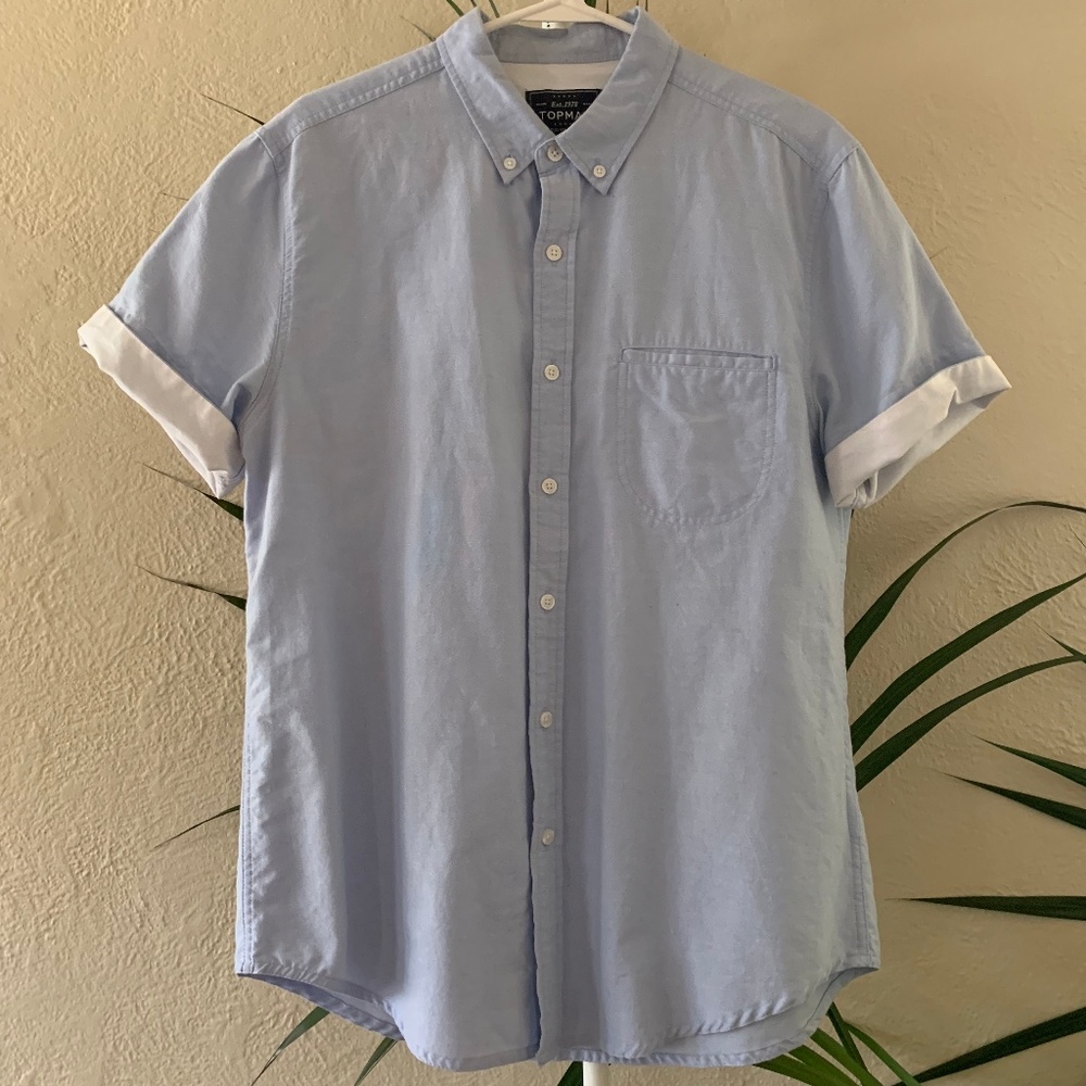 TOPMAN Men's L Oxford Shirt